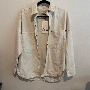 Zara Carpenter Style Shirt Jacket